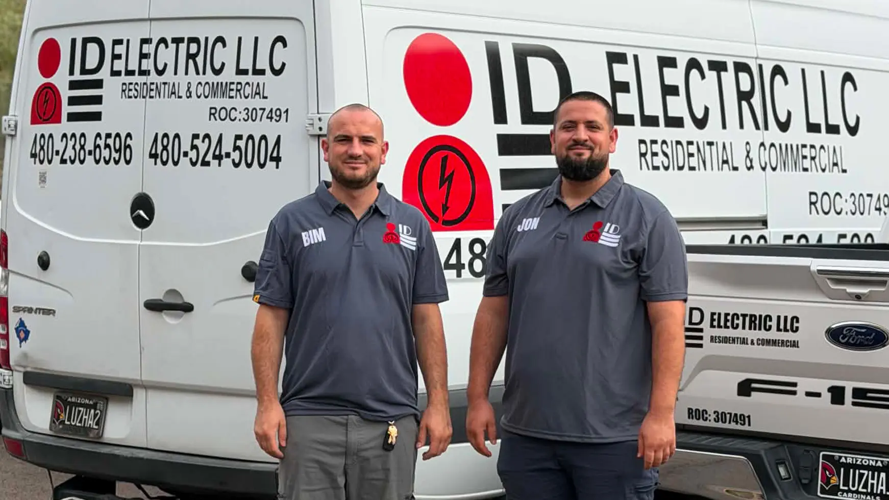 Jon and Bim, owners of ID Electric LLC